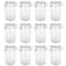 12 Pack: Round Glass Jar with Latch by Ashland®